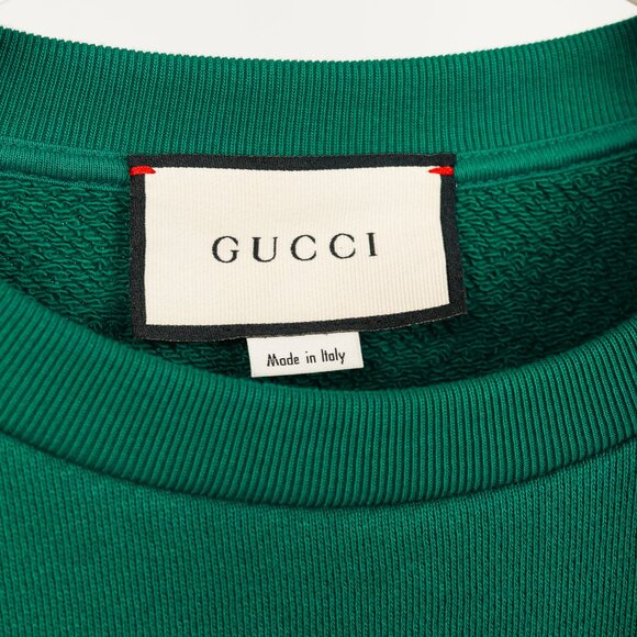 Gucci Forest Cotton Interlocking G Logo Sweatshirt - Picture 8 of 13